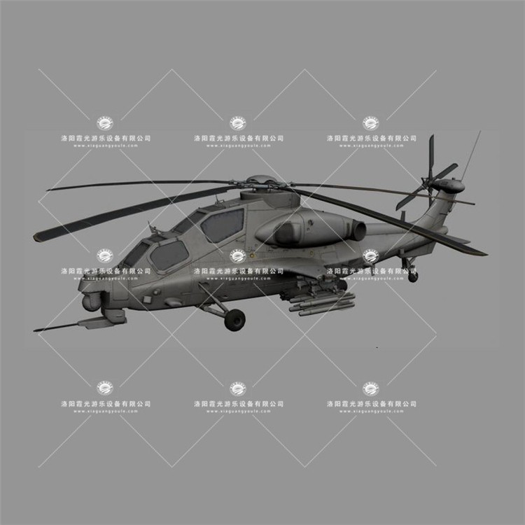 海棠武装直升机3D模型