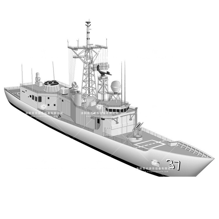 海棠充气侦查船模型